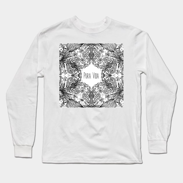 PURA VIDA B Long Sleeve T-Shirt by MAYRAREINART